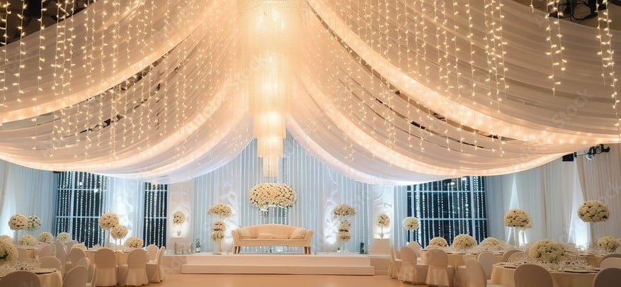Suspended decoration makes everything look gorgeous