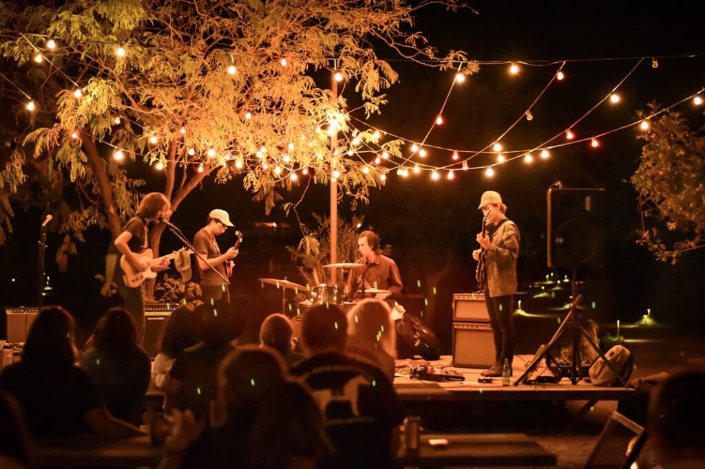 Embrace music on your wedding with the live band performance.