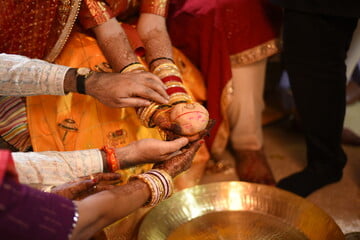 Kanyadaan is a significant marriage ritual.