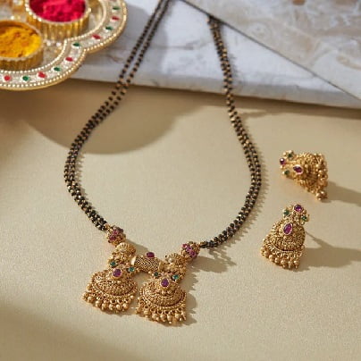 There is nothing wrong with choosing a traditional Mangalsutra.