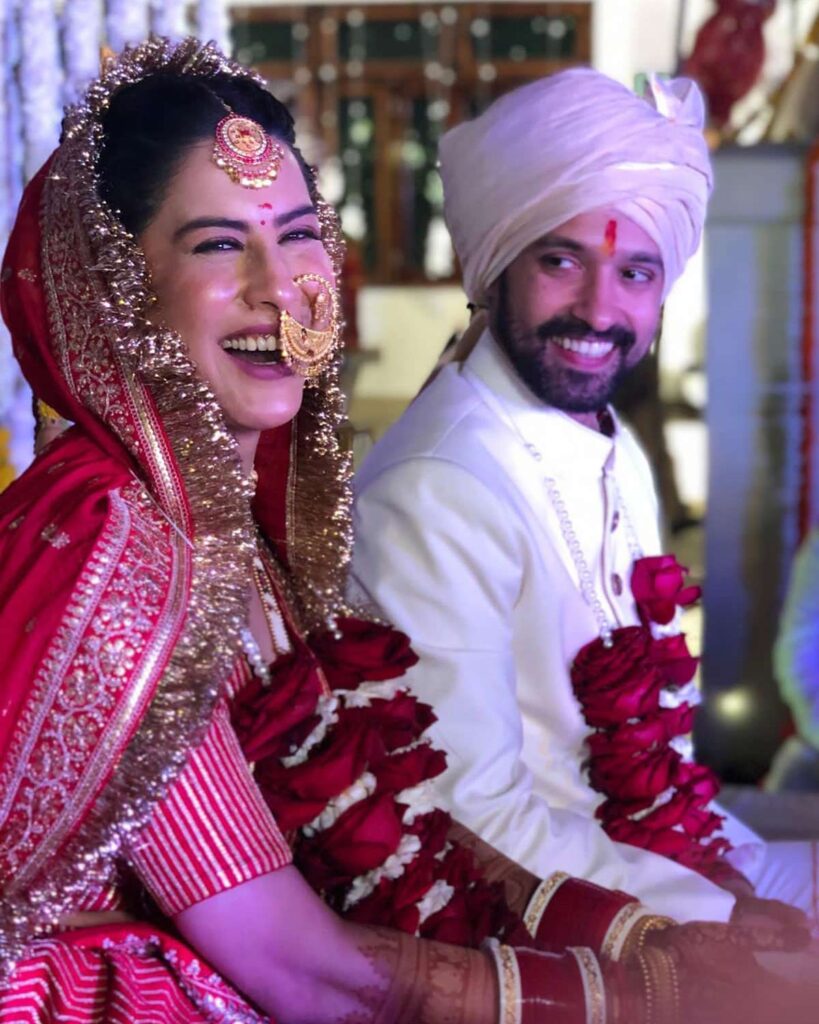 Nose rings play a crucial role in Himachali bride's wedding attire.