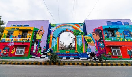 Lodhi Art District in the historic Lodhi Colony in Delhi is ideal for couples who love murals and graffiti.