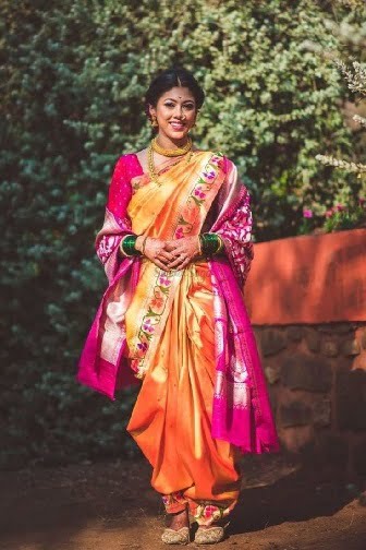 Paithani sarees are indeed a favorite among the brides, especially in Maharashtra.