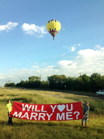 Plan for a hot air balloon ride during sunrise or sunset