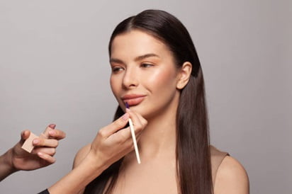 A lip primer or concealer can create smoother lips.