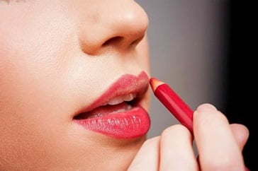 Softening your lip-liners will give it a natural look.