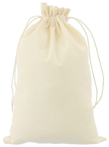 Go for a high-quality, breathable fabric storage bag like muslin or cotton.