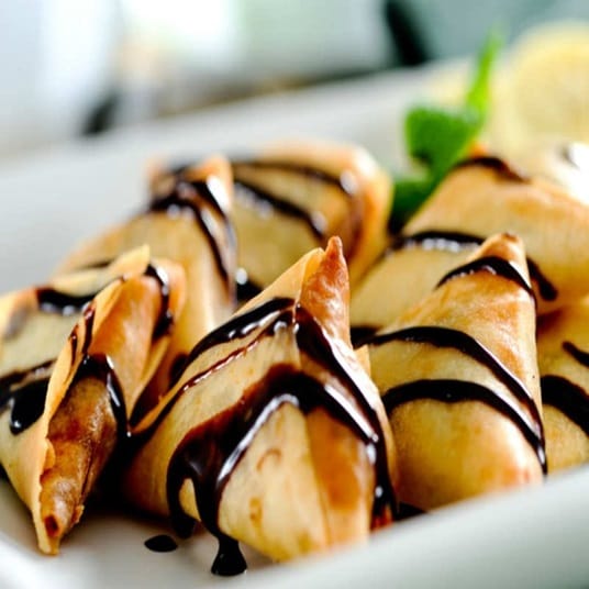 Your wedding can get ramped up with the chocolate samosas?