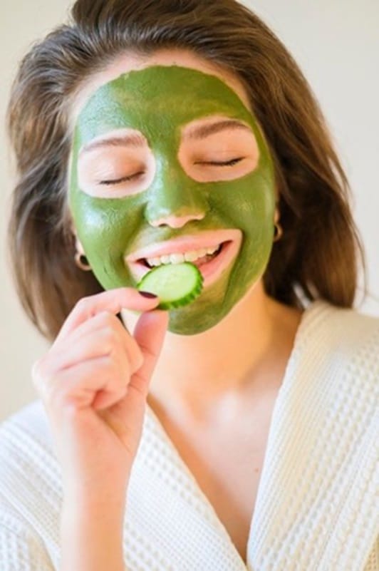 Your skin will also look refreshed after using a soothing mask.